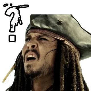 Sticker Пираты карибского моря @stickernayaa - 3