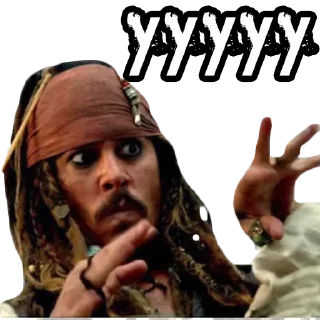 Sticker Пираты карибского моря @stickernayaa - 4