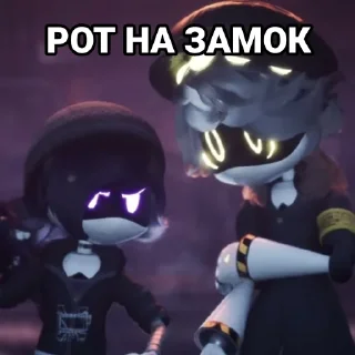 Стикер murder drones. oye - 11