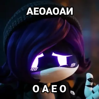 Стикер murder drones. oye - 0