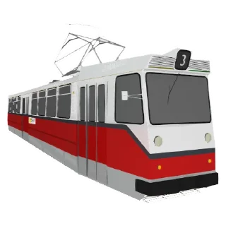 Sticker Трамваи СПб - 2