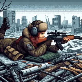 Sticker pixel Z @SozdaiStickeriBot - 8