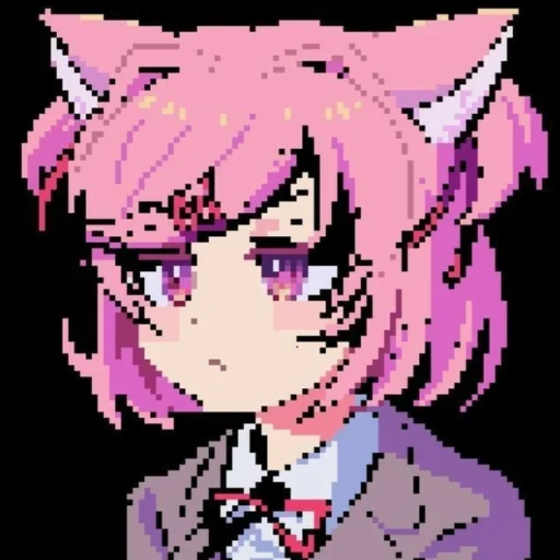 Sticker pixelartanimepiyawka - 1