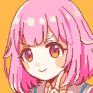 Стикер anime pixelart ¦| @stickerspremiumemoji - 10