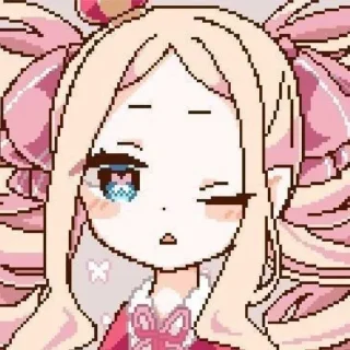 Стикер anime pixelart ¦| @stickerspremiumemoji - 5