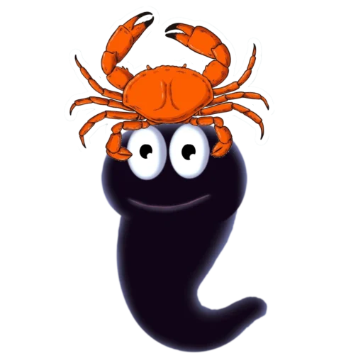 cartoon crab clipart
