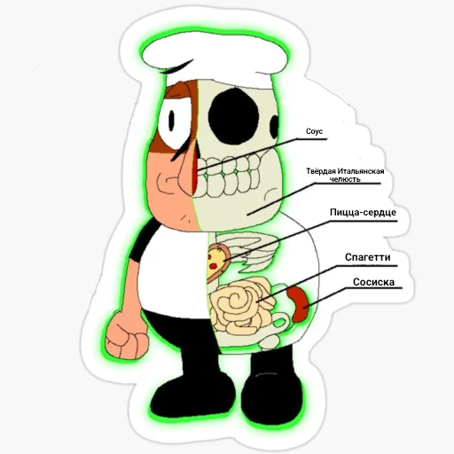 Sticker pizzatower104 - 1