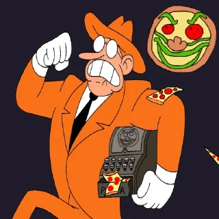 Sticker Пеппино стикеры @pizzastickers - 8