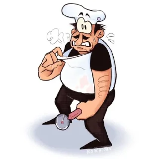Sticker Пеппино стикеры @pizzastickers - 3