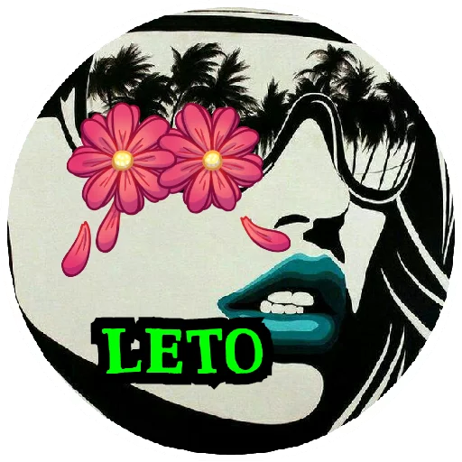 flower text graphics