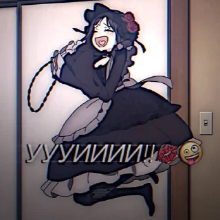 Sticker Курока девушка?? ➡️ @EmojiRuBot - 6