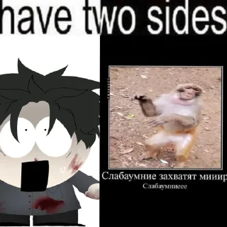 Sticker ЮЖНЫЕ ДЕБИЛЫ @stumble_nefor ➡️ @Ctikerubot - 5