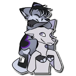 Стикер PlatinumSnowfox - 8