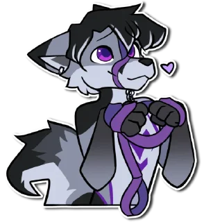 Стикер PlatinumSnowfox - 11