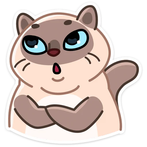 Стикер plush_cat_vk - 1