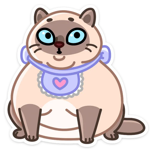 Sticker plush_cat_vk - 1