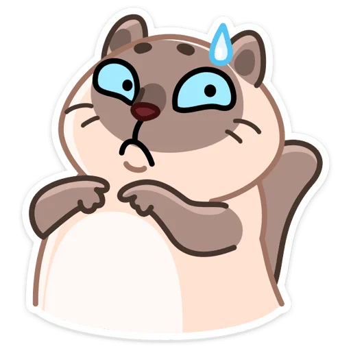 Стикер plush_cat_vk - 1