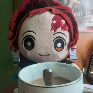 Стикер Плюшевый Танджиро Легенда - 8