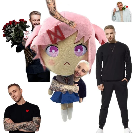 Стикер плюш нацуке - 8