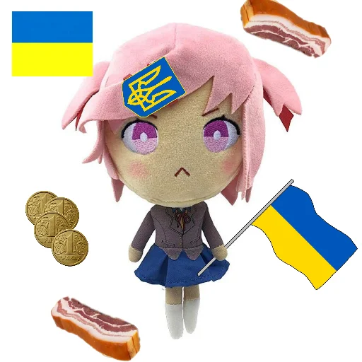 Стикер плюш нацуке - 4