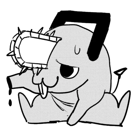 Стикер pochita_chainsaw - 1