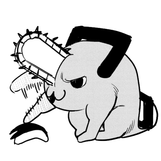 Стикер pochita_chainsaw - 1