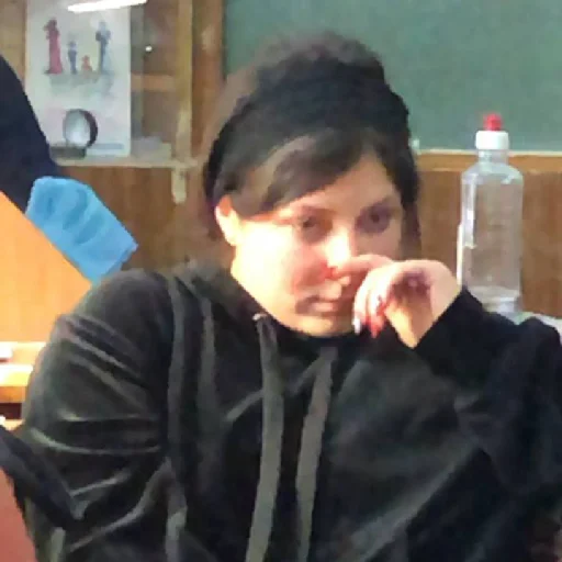 person human face clothing