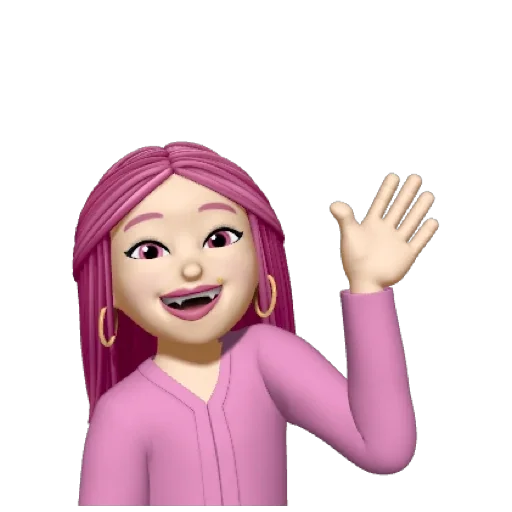 cartoon human face smile