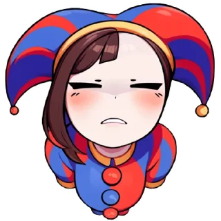 Стикер Pomni Stickers @aiSTIKER The Amazing Digital Circus - 9