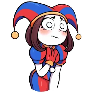 Стикер Pomni Stickers @aiSTIKER The Amazing Digital Circus - 11