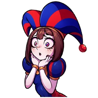 Стикер Pomni Stickers @aiSTIKER The Amazing Digital Circus - 5