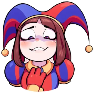 Стикер Pomni Stickers @aiSTIKER The Amazing Digital Circus - 0