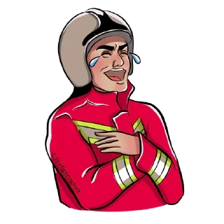 Sticker Firefighter - 0