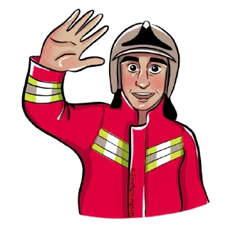 Sticker Firefighter - 9