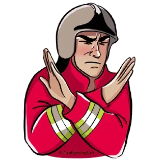 Sticker Firefighter - 6