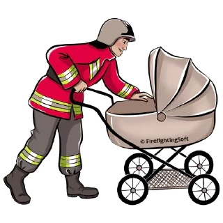 Sticker Firefighter - 2
