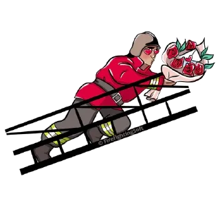 Sticker Firefighter - 8