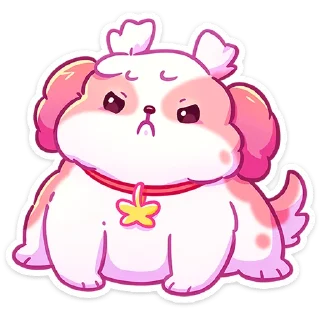 Sticker Помпоша :: @stickroom - 1