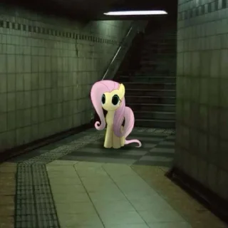 Стикер поняши от @cesdy - 2