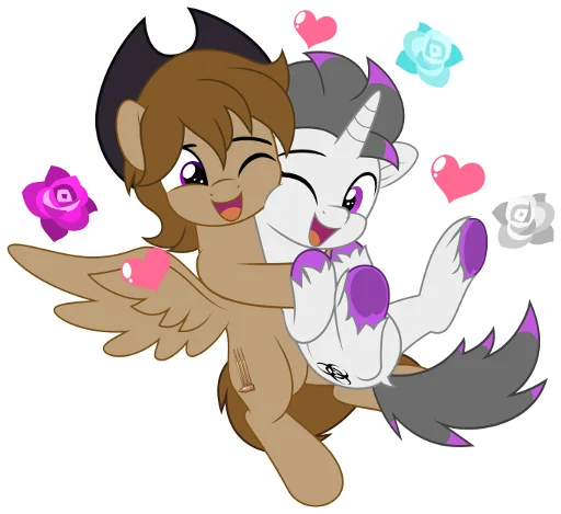 Стикер ponysnuggles - 1