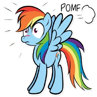 Стикер pony snuggles - 8