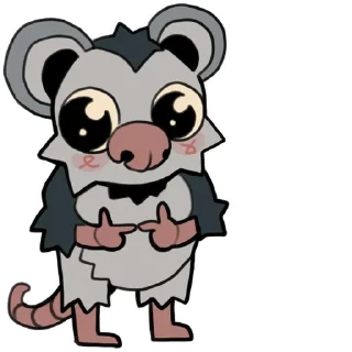 Sticker love_is_stored_in_the_possum - 3