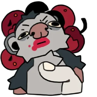 Sticker love_is_stored_in_the_possum - 6