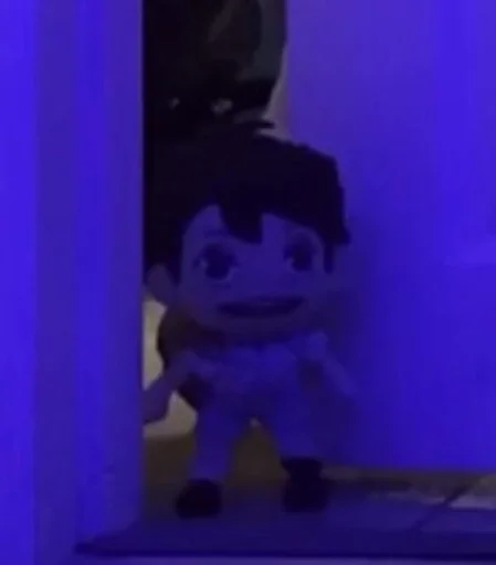 cartoon purple majorelle blue