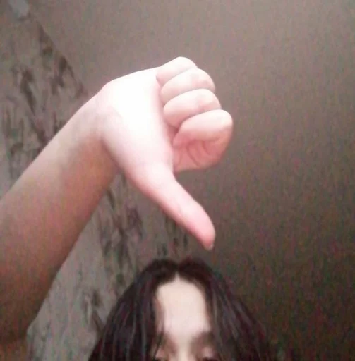 person human face finger