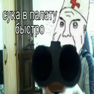 Стикер Дурка - 10