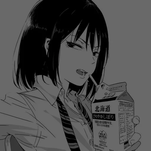 anime sketch human face