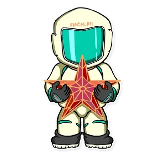 Стикер ПОСМОНАВТЫ 2.0 - 9