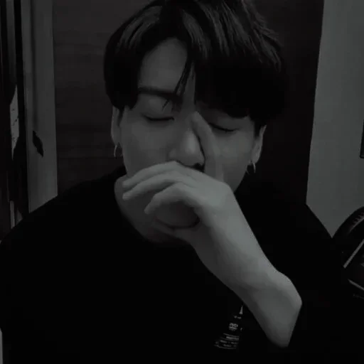 person human face black and white