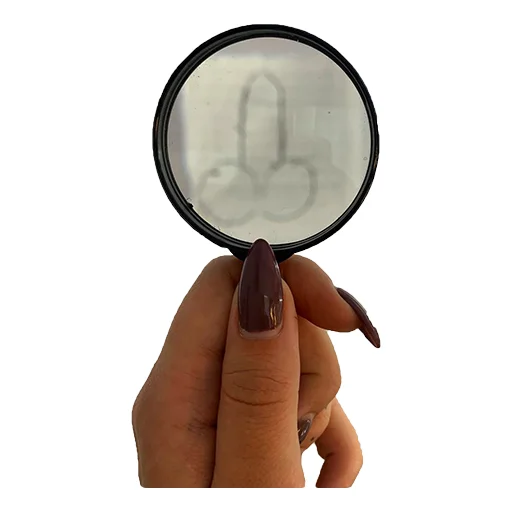 hand glass hand person